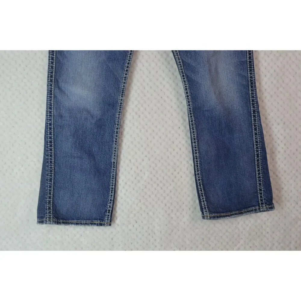 Silver Jeans Frances Women's 29 Medium Wash Low Rise Carpri